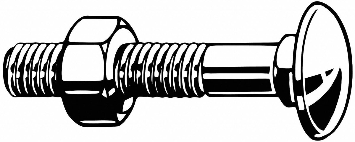 Steel Carriage Bolt D4894