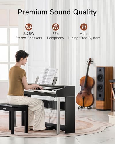 Black 88 Key Graded Weighted Digital Piano I619754