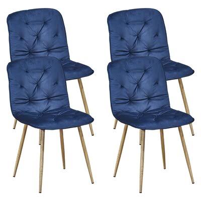 Blue Dining Chair 4PCS A16859