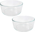 Round Clear Glass Food Storage Bowl - 2 Pack K124540