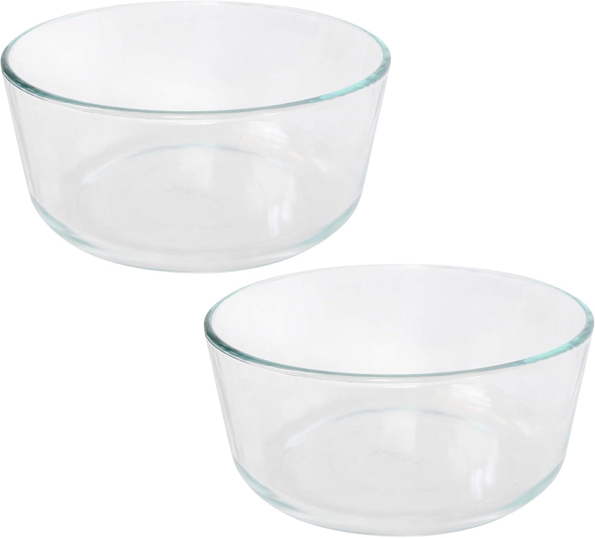 Round Clear Glass Food Storage Bowl - 2 Pack K124540