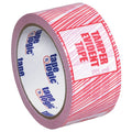 Tamper Evident Security Tape 2.5 Mil 3x22 x 110 yds Red/White 6/Case U222