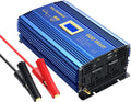 600 Watts Pure Sine Wave Power Inverter 12V to 110V 120V with USB Port & LCD Display I6902