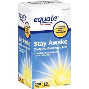 200 mg 80 Tablets Caffeine Alertness Aid L7104