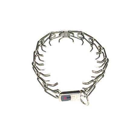 Stainless Steel Prong Dog Collar with ClicLock Buckle F8037