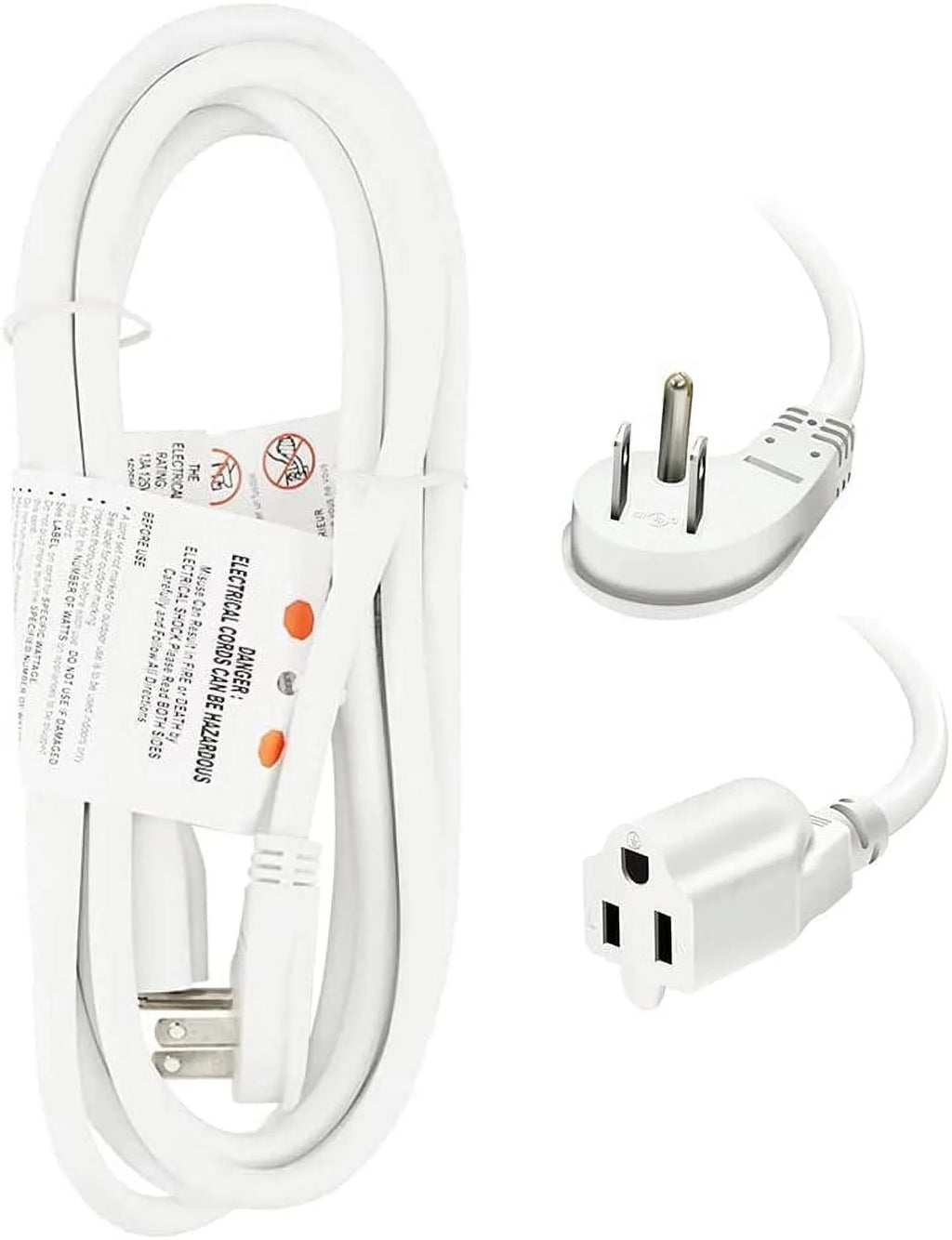 10 Ft 16/3 Flat Plug Indoor Extension Cord F16549