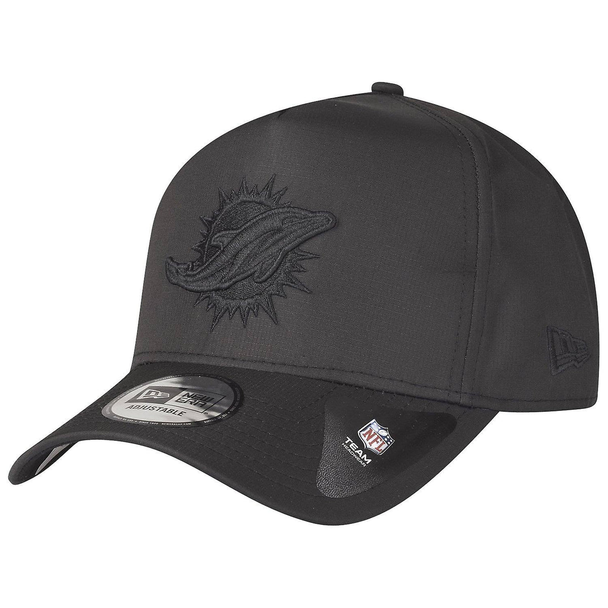 Black A-Frame Ripstop Trucker Cap T97003