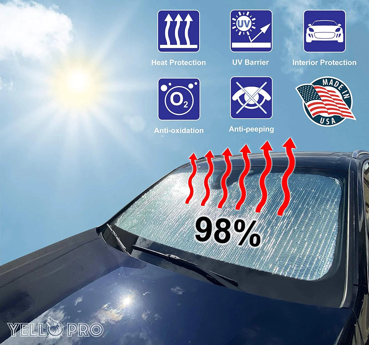 Windshield Sunshade for Dodge RAM ProMaster City Z312329