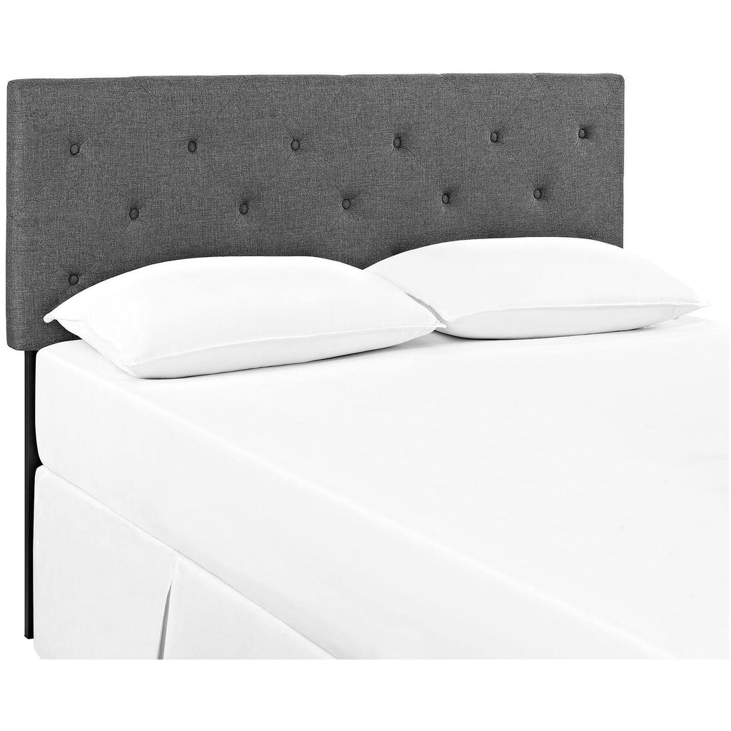 Gray Fabric Headboard, Full X11227