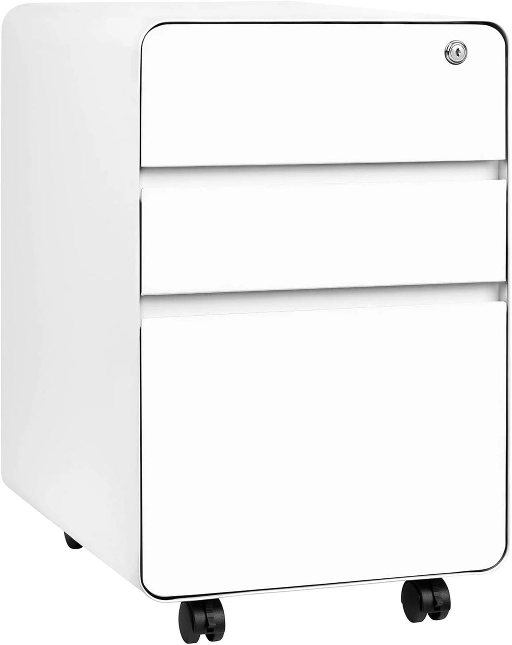 3 Drawer Metal File Cabinet with Lock B7476