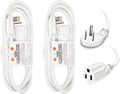 10 Ft 16/3 Flat Plug Indoor Extension Cord F16549