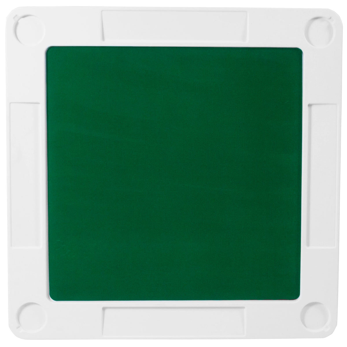 Square 4-Player Folding Card Game Table with Green Felt and Cup Holders A97092