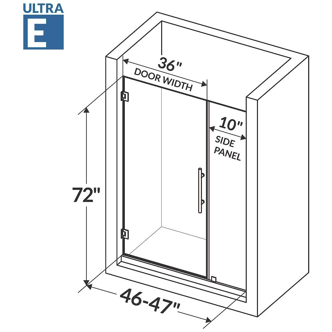 Swing-Out Shower Door F8408