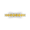 14k White Gold Eternity Band A2715