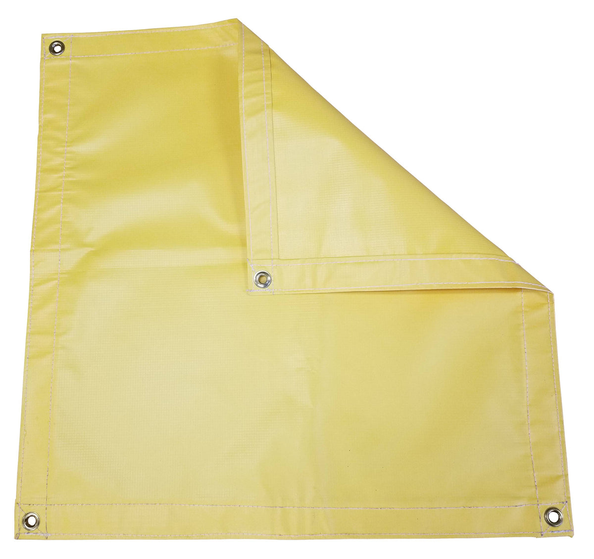 Yellow Flame Retardant Vinyl Laminated Tarp 13 oz. M783