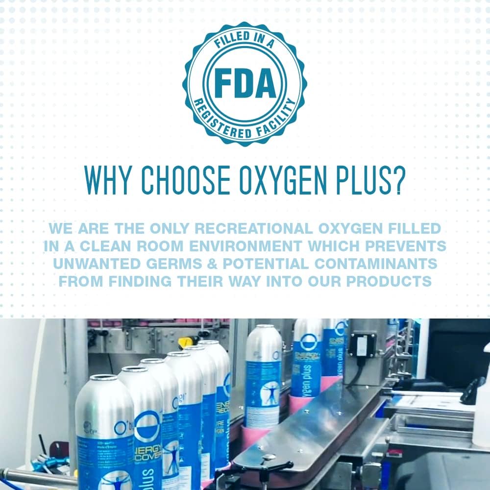 Portable Oxygen Can 24 Pack 99.5% Pure O2 1.55 Liter Cans U194