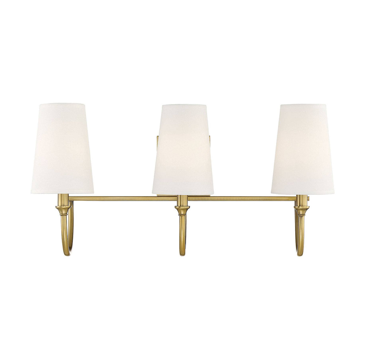 Warm Brass 3 Light Bath H10911
