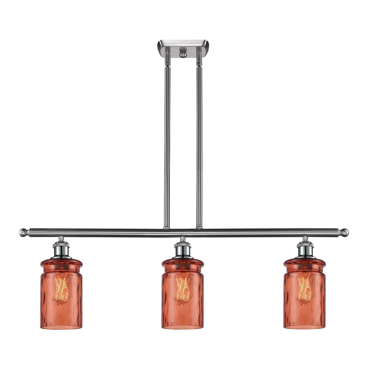 Brushed Satin Nickel 3 Light Island Light E422