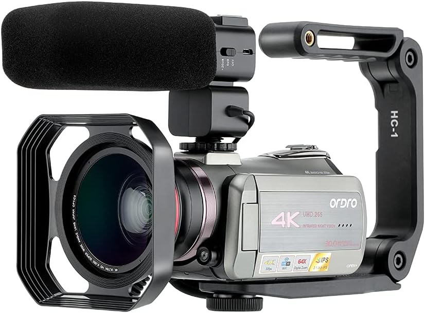 4K Video Camera Night Vision Camcorder A6413