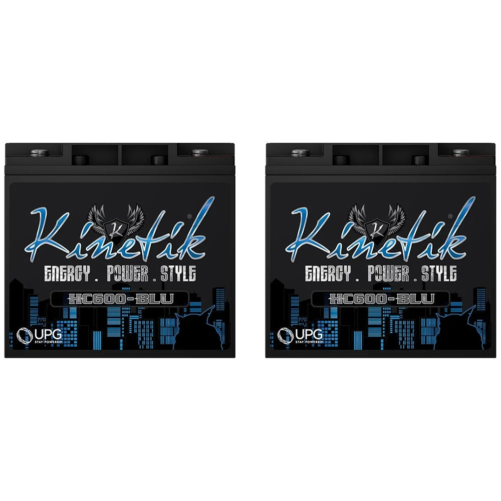 600 Watt Car Audio Battery 2 Pack F826