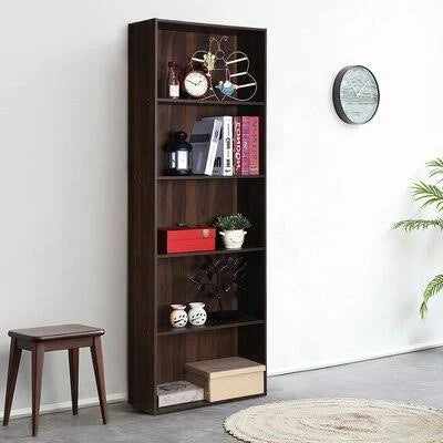 Walnut Standard Bookcase S5077