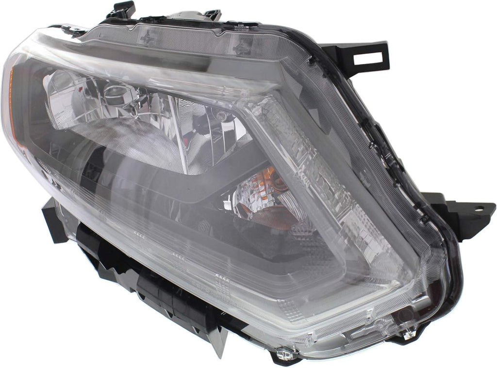 Headlight Assembly Compatible with 2014-2016 Nissan Rogue Halogen Passenger Side W3408