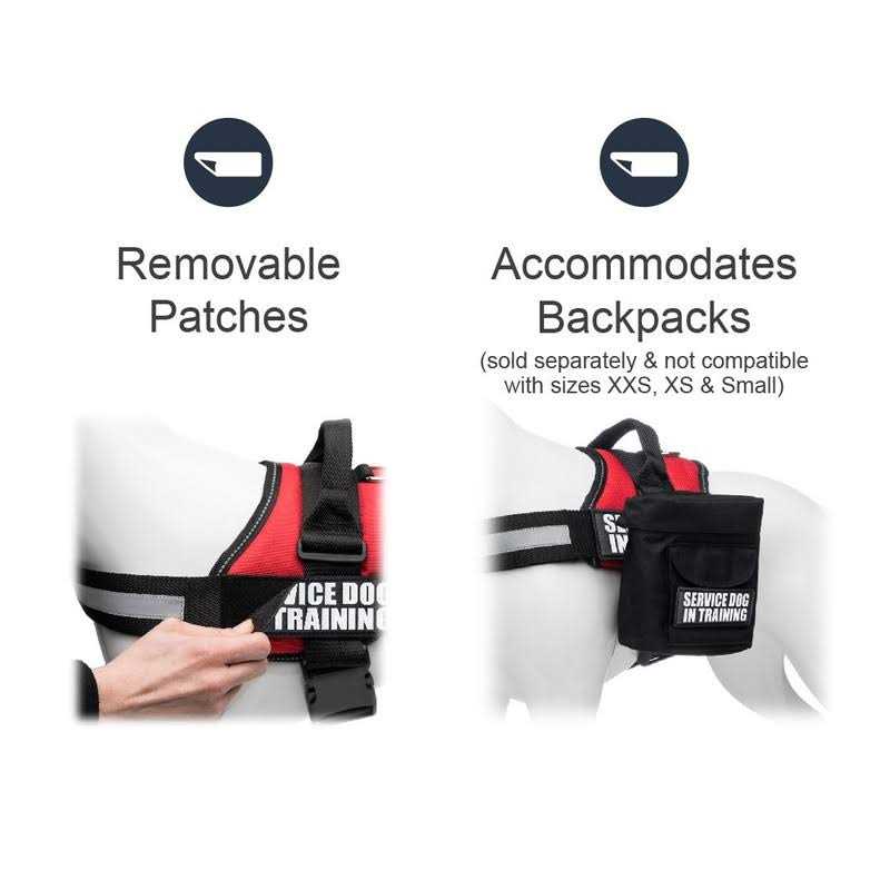 Industrial Puppy Service Dog Vest with Hook and Loop Straps and Handle Harness P5280