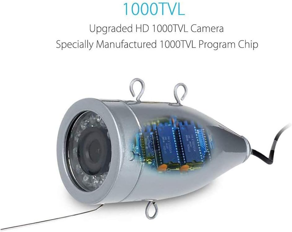 7 inch LCD Monitor 1000TVL Camera 12pcs IR LED DVR Fishing Camera I8783