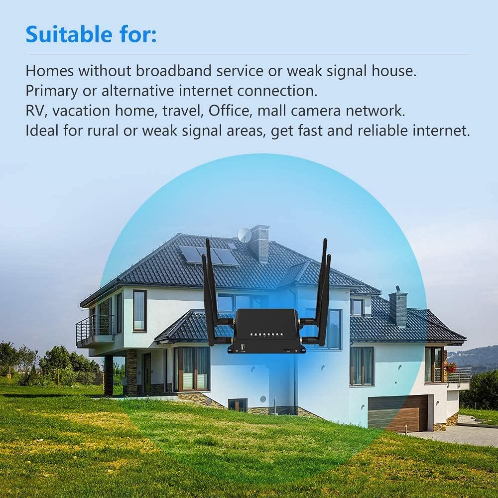 4G LTE Router with SIM Card Slot, Pack of 2 N907515