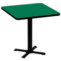 Green 30x22 Square Bar and Caf Table H204