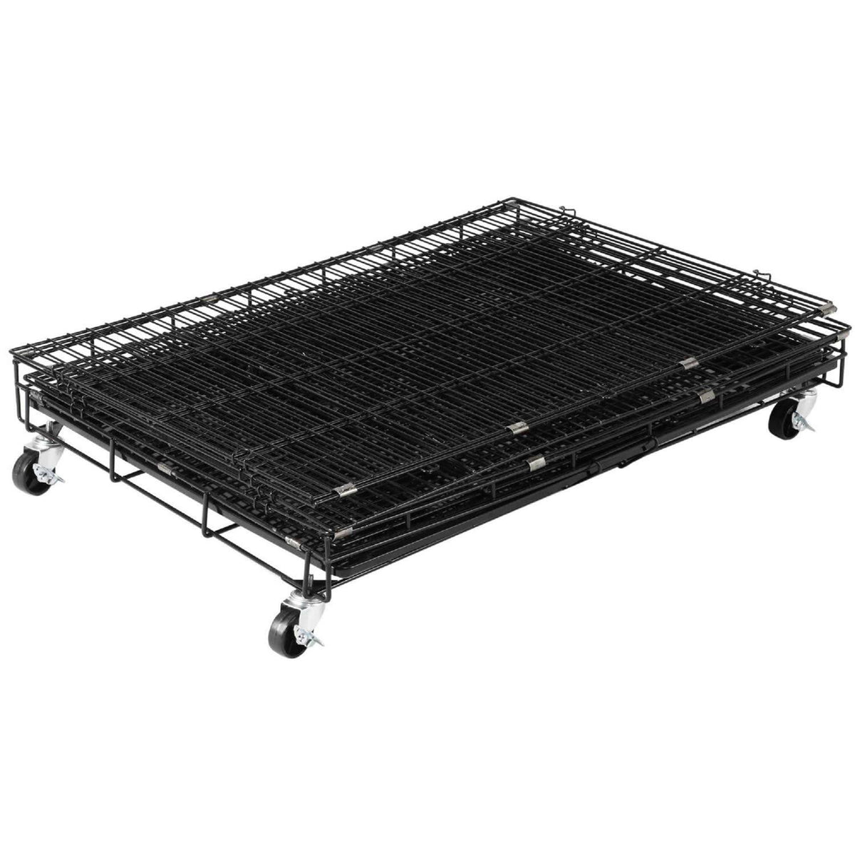 Black Rolling 4-Tier Small Animal Cage P616051