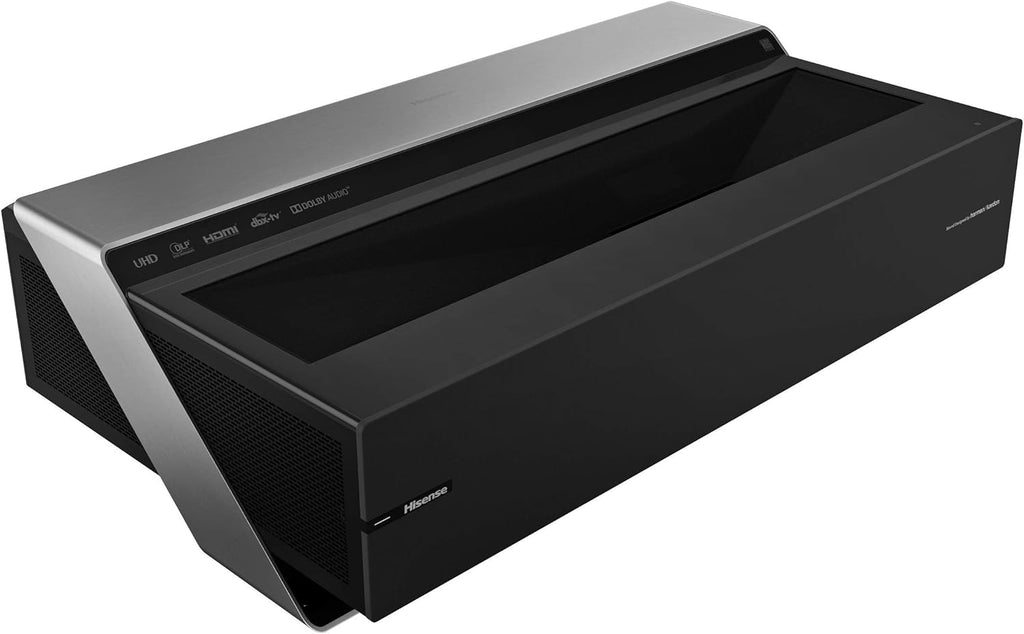 120-Inch 4K UHD Smart Laser Projector TV with Screen and 2.1 Audio System X9934