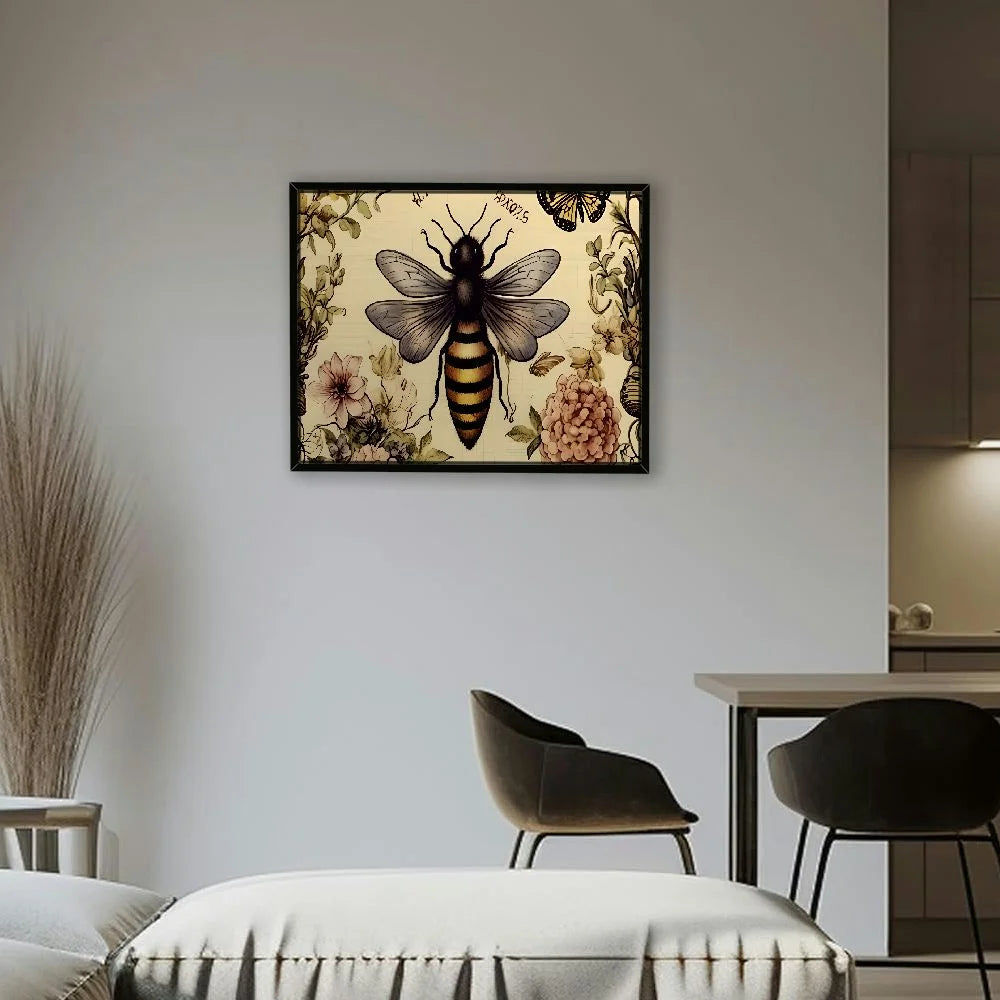 Canvas Print with Black Frame I426293