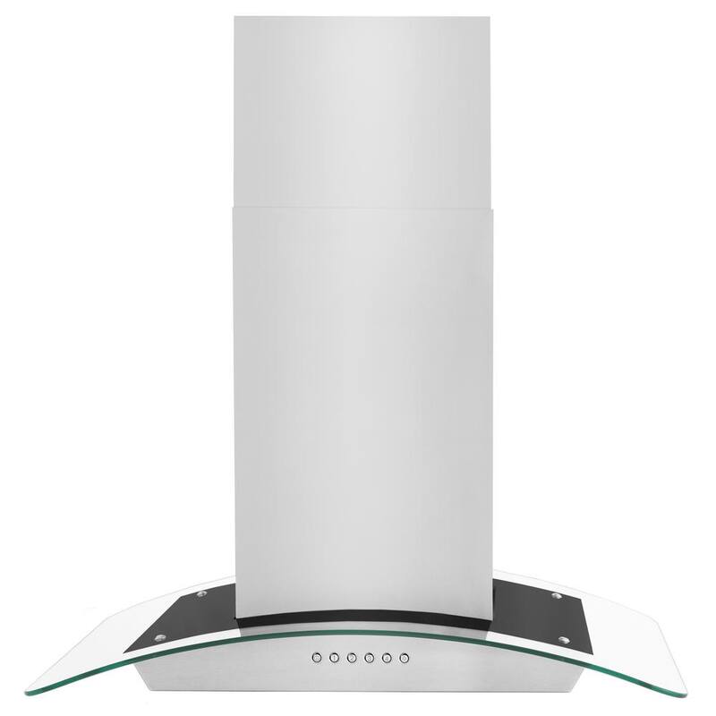 30 in. 400 CFM Convertible Island Mount Range Hood in Stainless Steel G83630