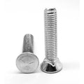 7/16 inch-14 x 1 1/4 inch Grade 5 Plow Bolt Flat Head Medium Carbon Steel Zinc Plated U6799