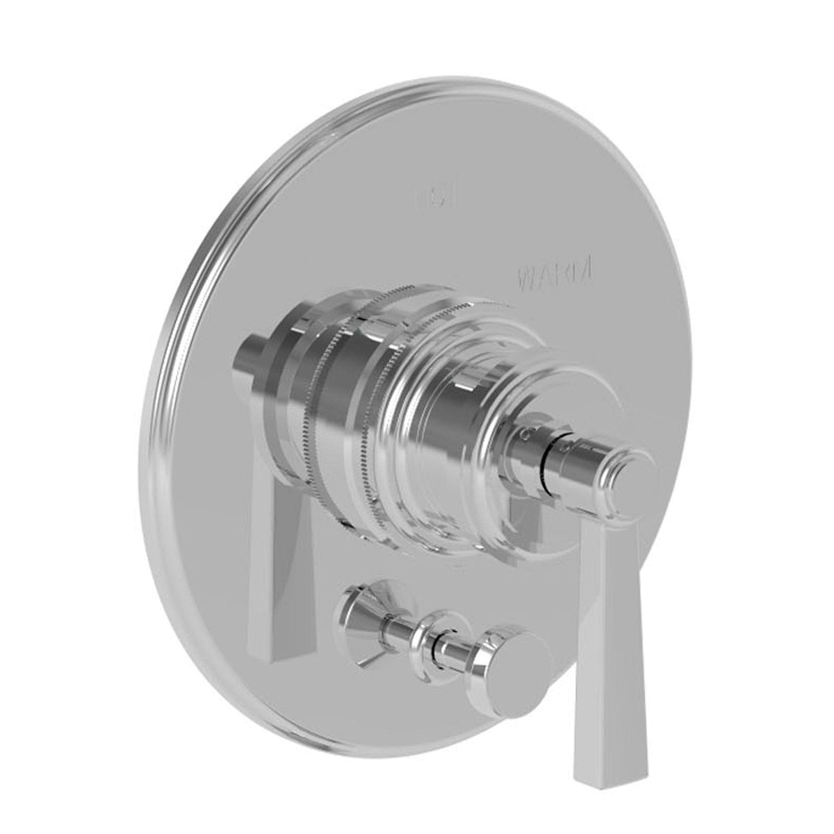 Aged Brass Tub & Shower Diverter Plate with Handle K262