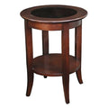 Solid Oak Round Side Table S102