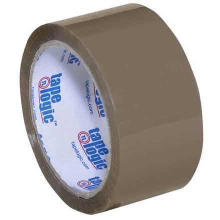 Industrial Carton Sealing Tape Tan 2x22 x 55 Yard 36 Roll X1306