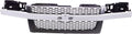 Front Dark Gray Grille Assembly with Chrome Center Bar P730591