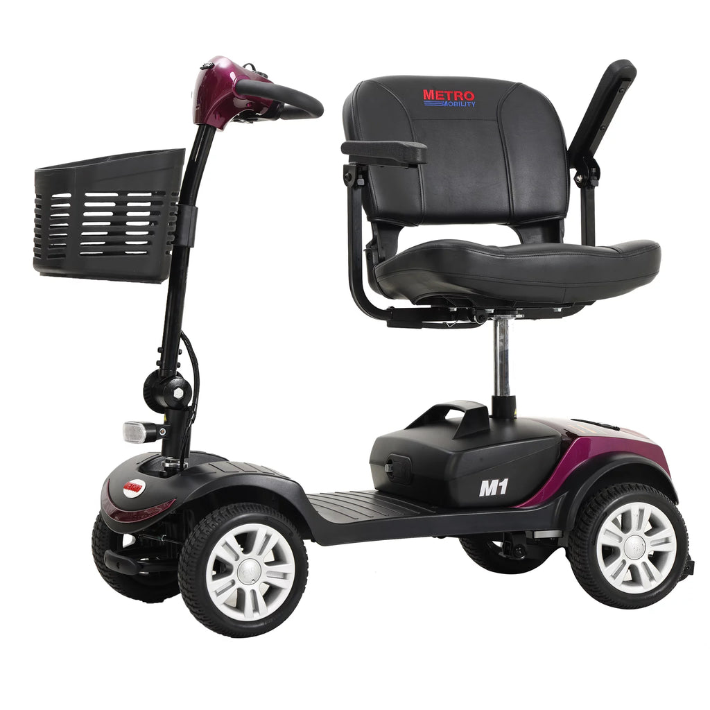 4 Wheels Compact Folding Mobility Scooter with Swivel Seat O206580