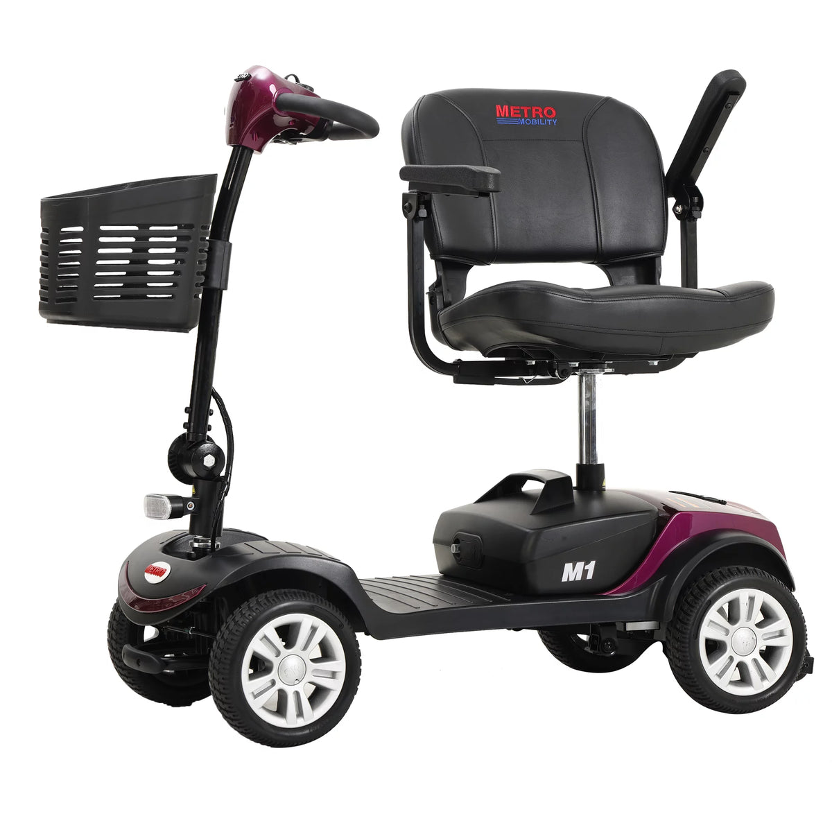 4 Wheels Compact Folding Mobility Scooter with Swivel Seat O206580