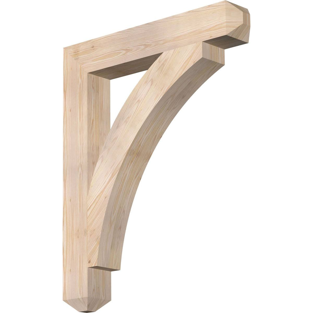 5 1/2x22W x 36x22D x 44x22H Douglas Fir Bracket C5006