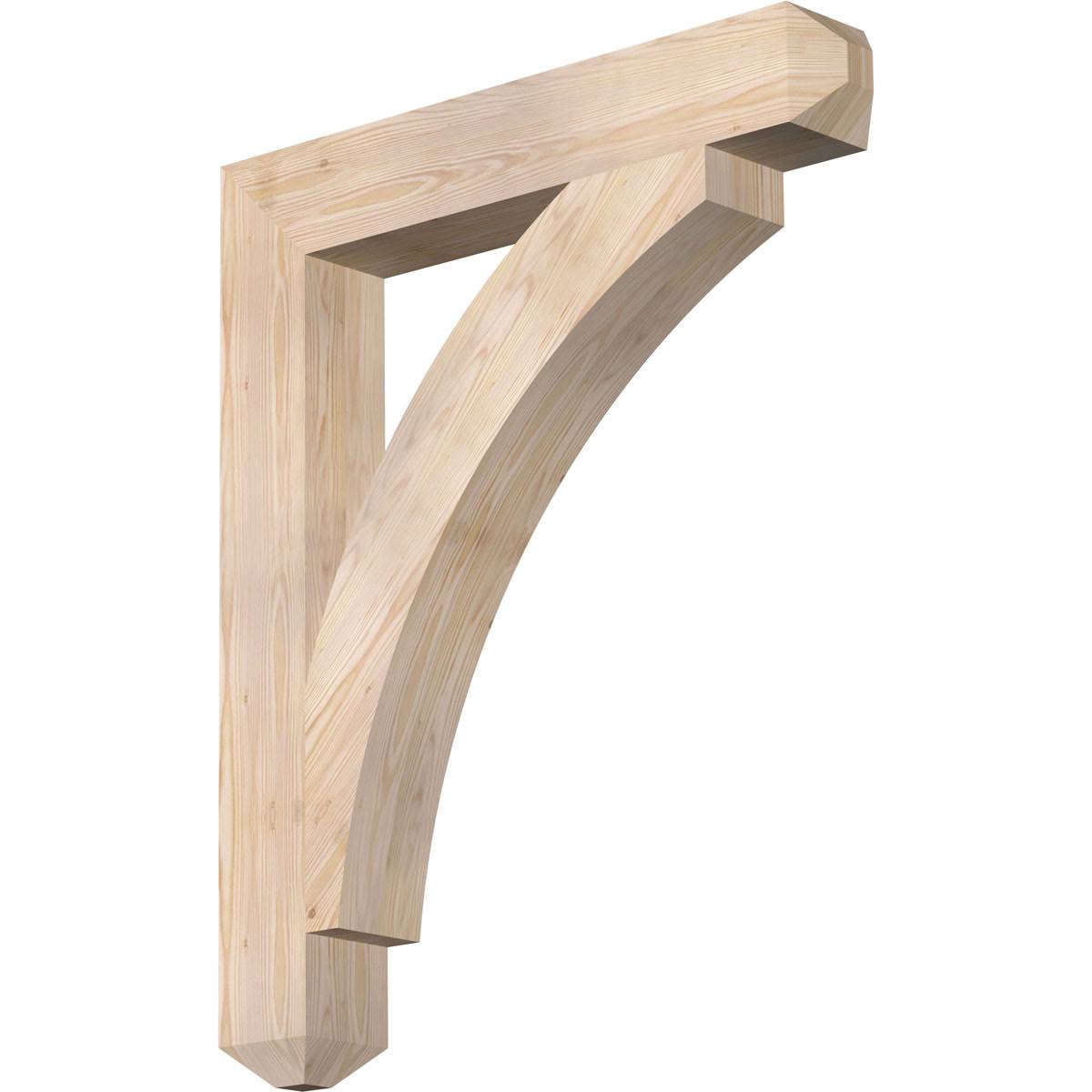 5 1/2x22W x 36x22D x 44x22H Douglas Fir Bracket C5006