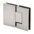 Satin Chrome 180 Degree Glass-to-Glass Hinge H644