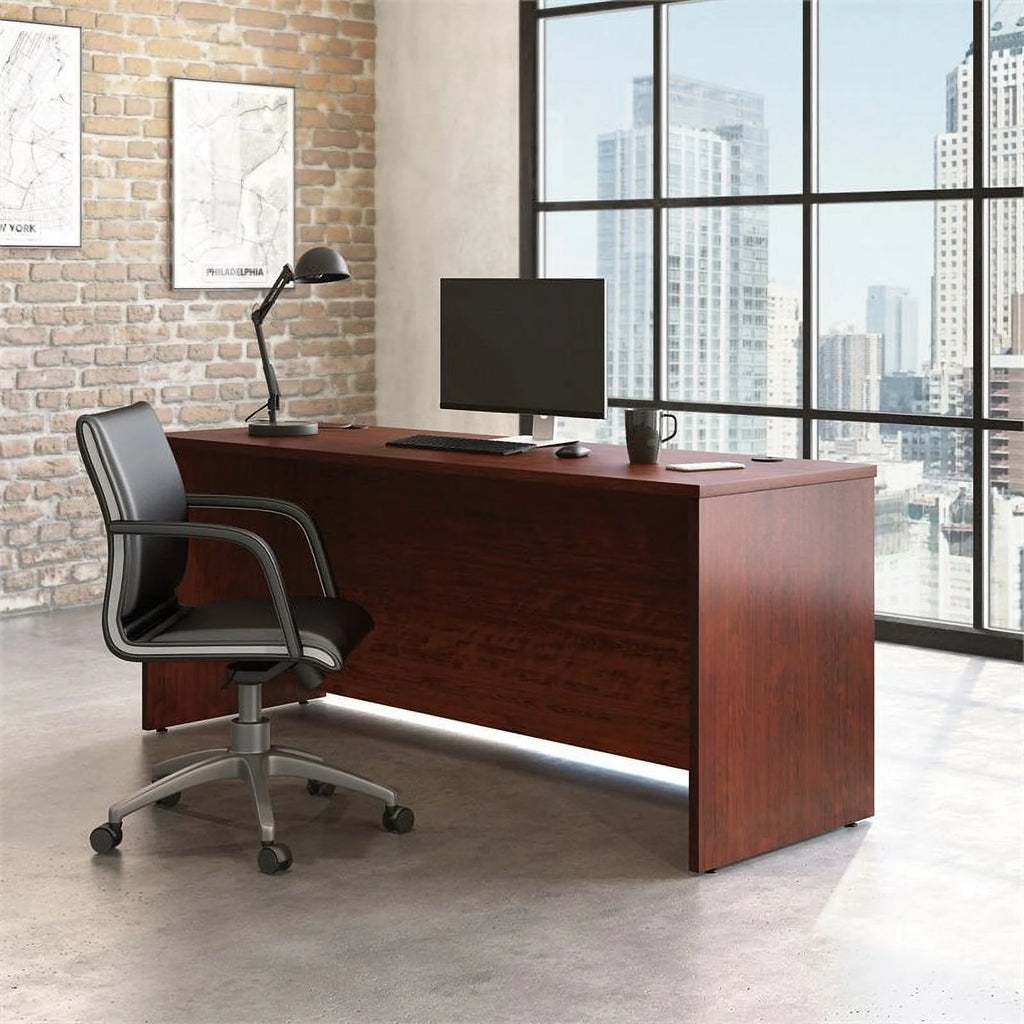 72" x 24" Engineered Wood Desk Shell in Classic Cherry R605
