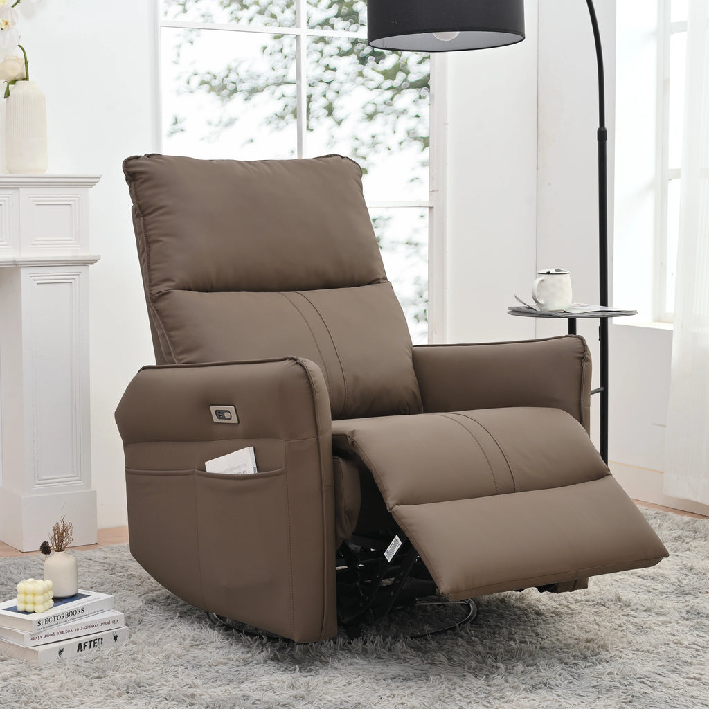 Power Swivel Rocker Recliner Chair with USB Ports K5917