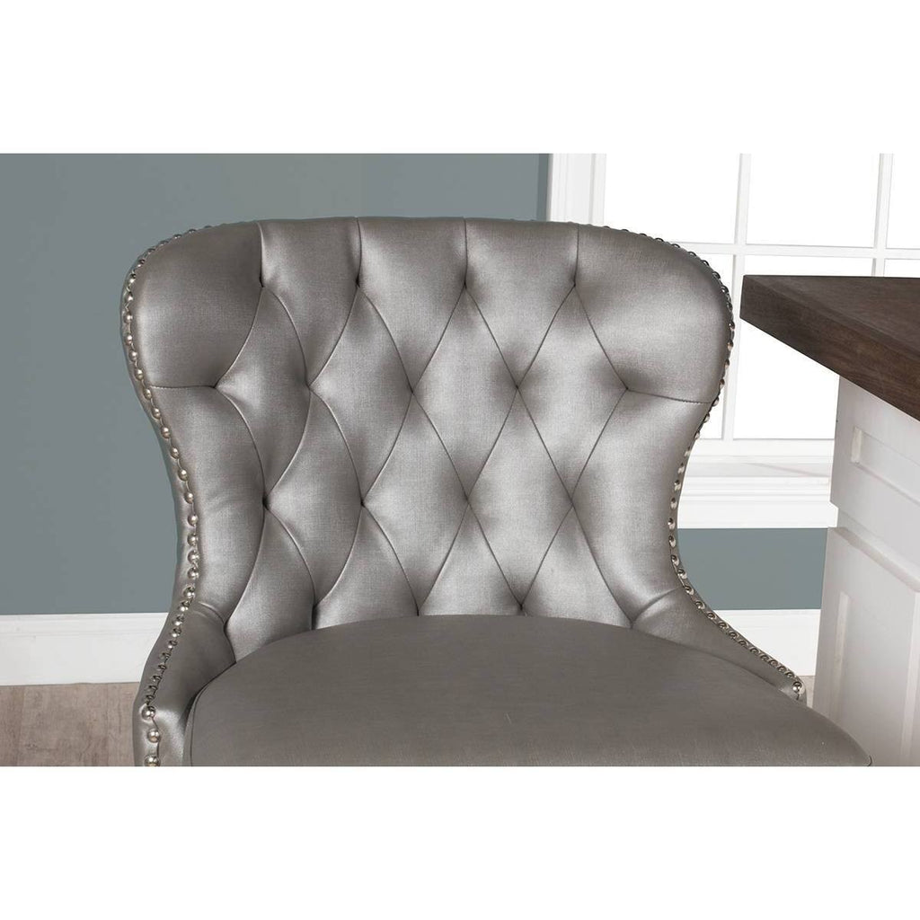 Charcoal Swivel Bar Height Stool Z50798
