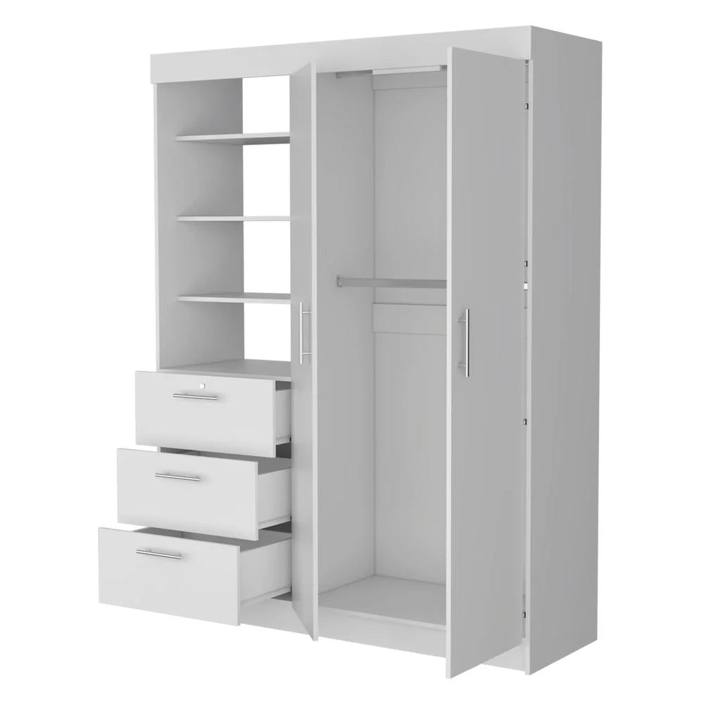 White 3 Drawers Armoire P36510