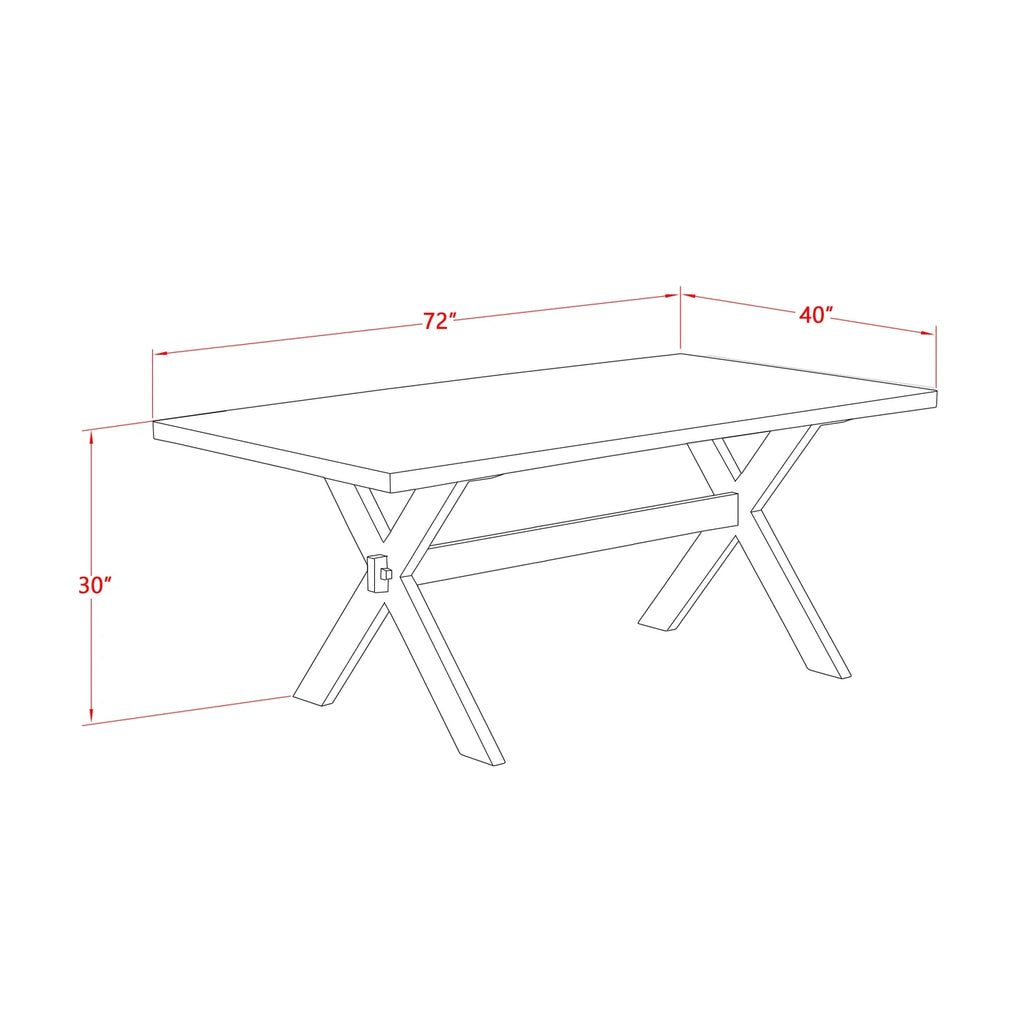 9 Piece Kitchen Table Set with 8 White Chairs O593
