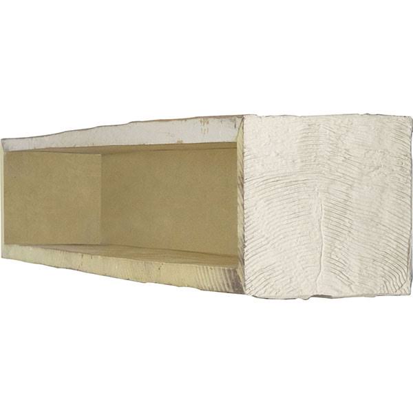 Hand Hewn Faux Wood Fireplace Mantel M1943